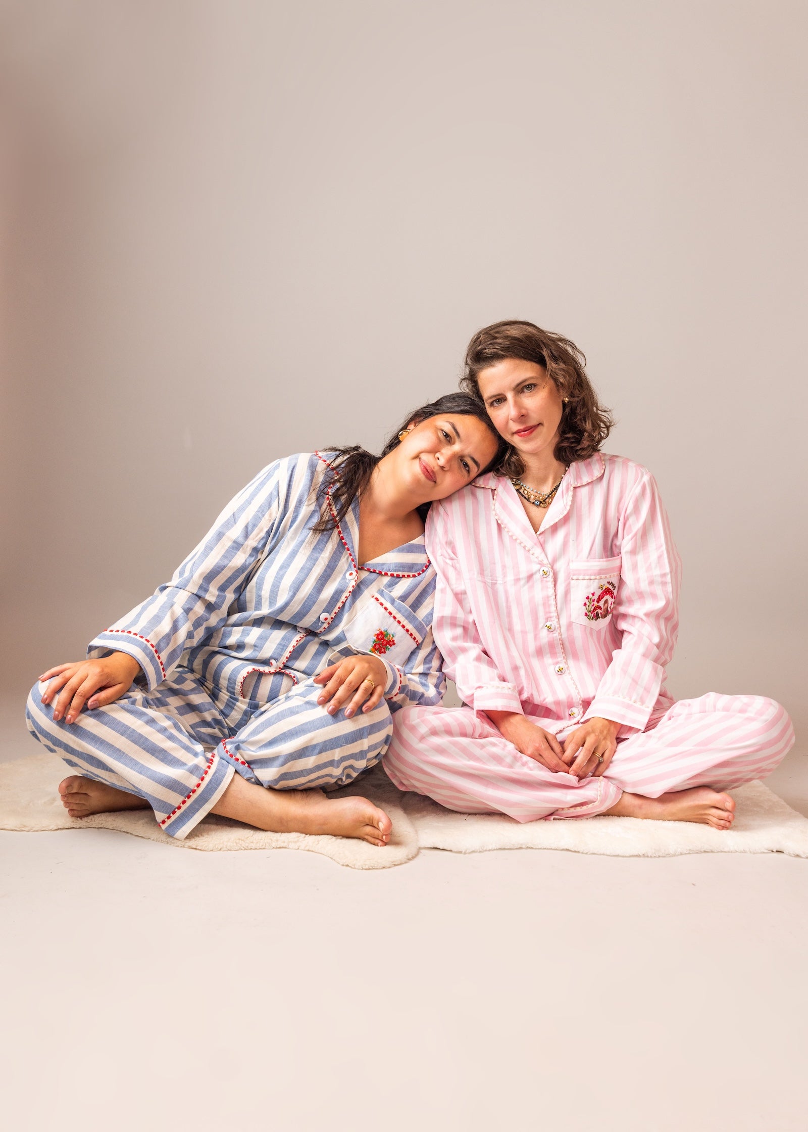 Pink Stripe Cotton Pyjama