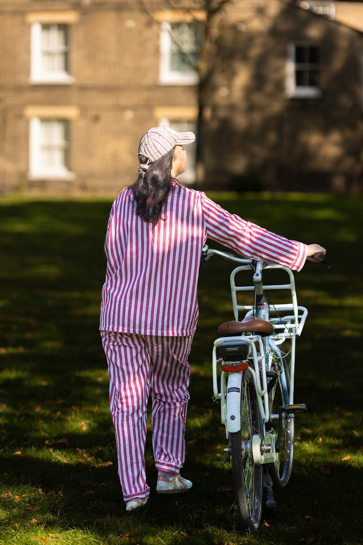 Morgana - Red Stripe Cotton Pyjama Set