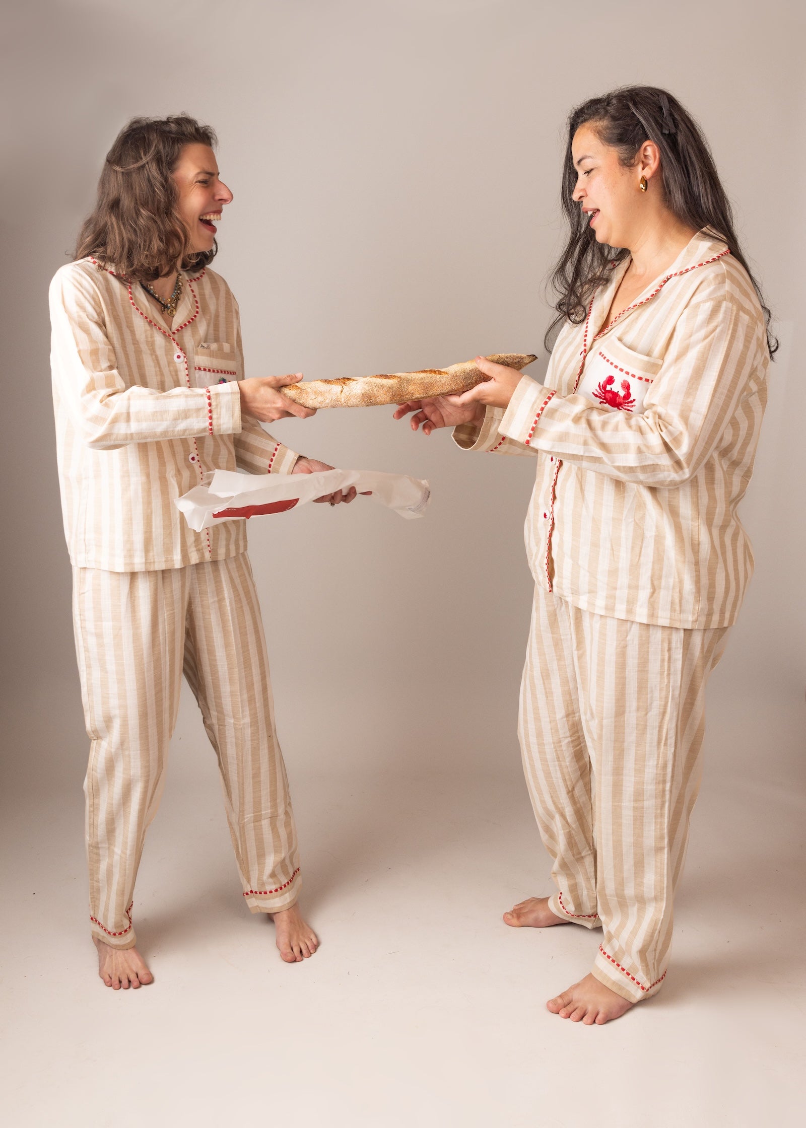 Beije Stripe Cotton Poplin Pyjama