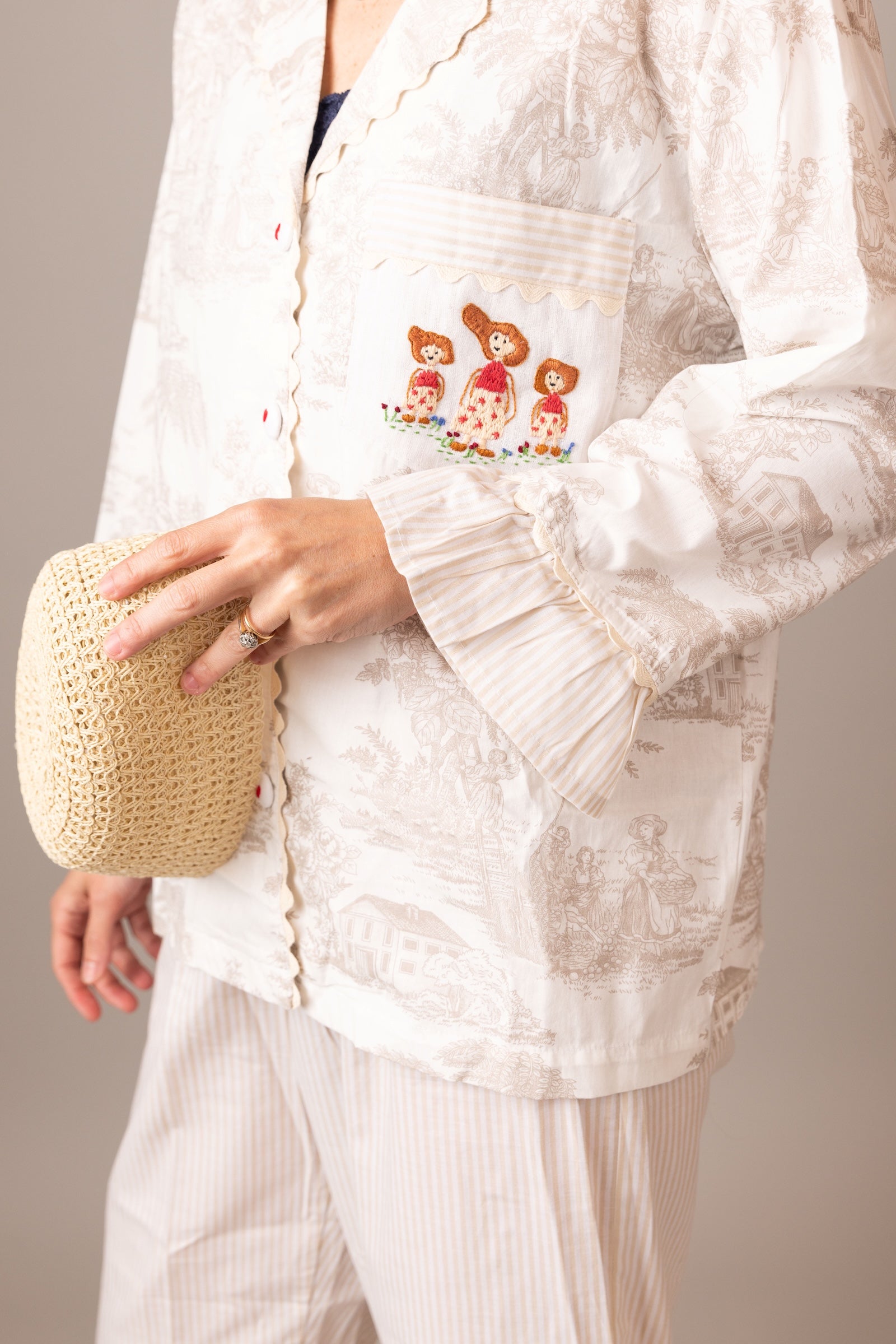 Toile de Jouy Cotton Pyjama