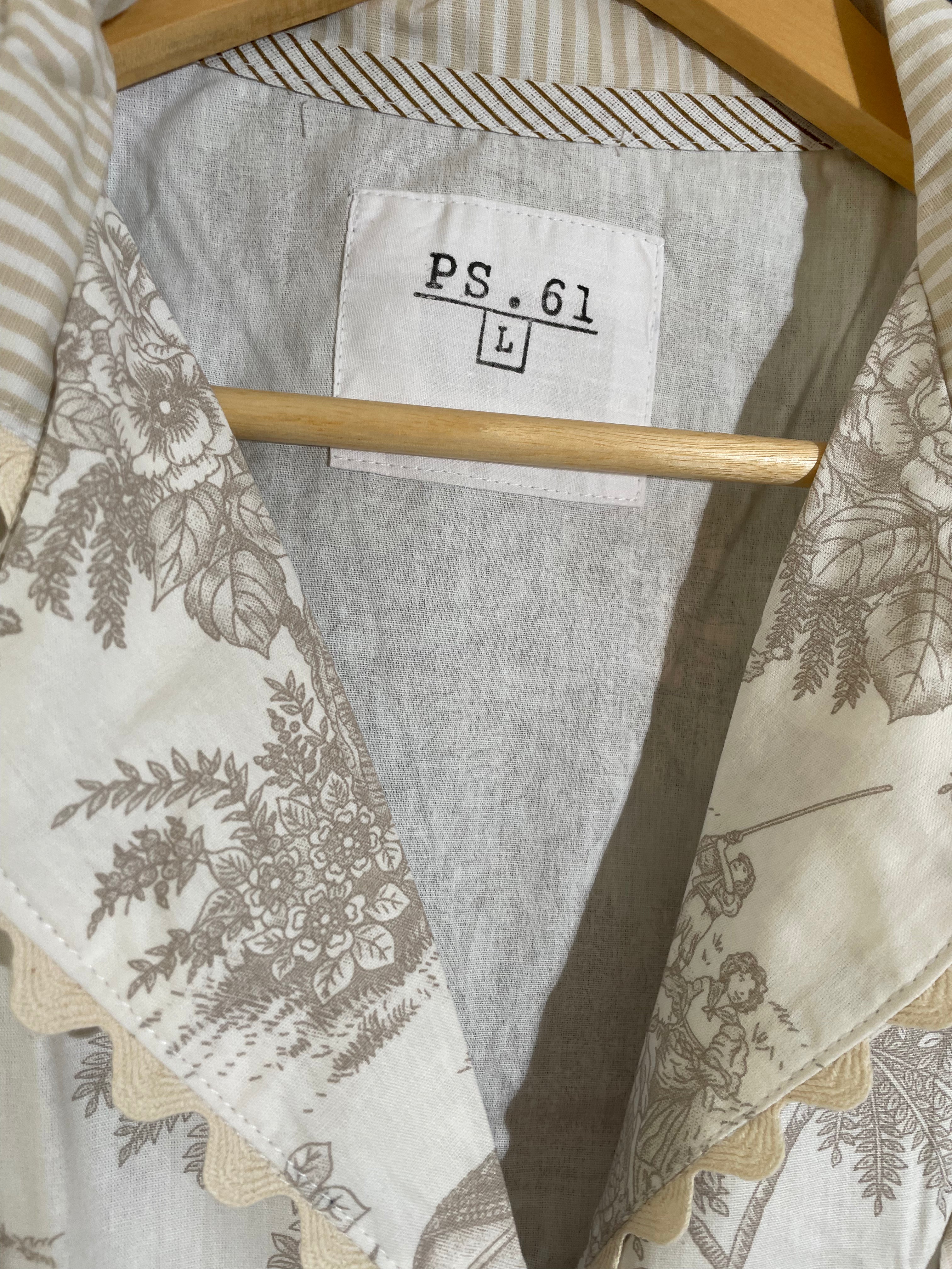 Toile de Jouy Cotton Set - Mum & 2 girls detail