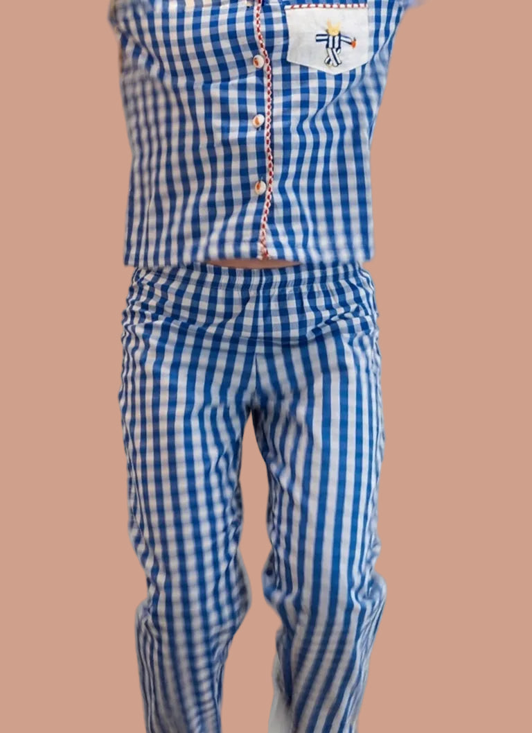 Long Sleeve Pyjamas Set - Bunny & Carrots details