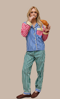Colourful Check Cotton Pyjama Set