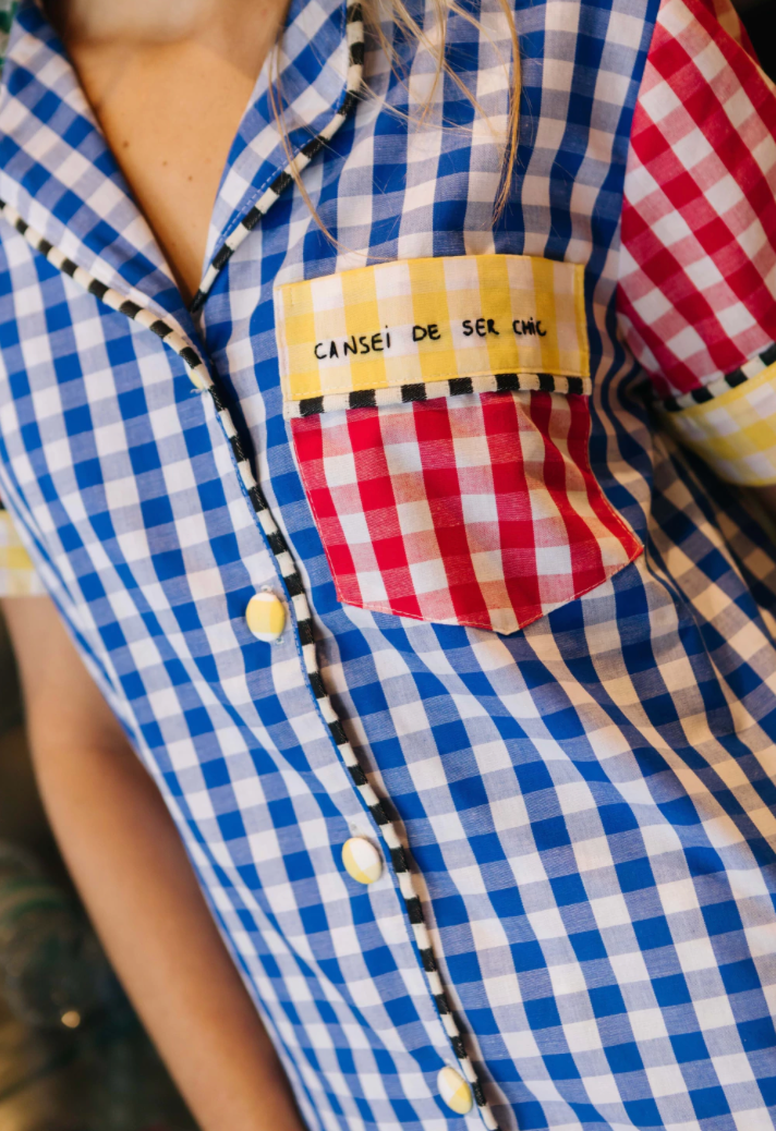 Colourful Check Cotton Pyjama Set